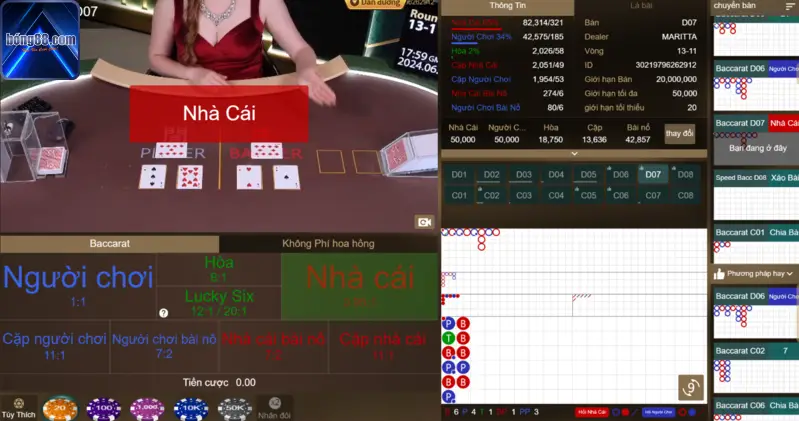 Game bài blackjack tại live casino online