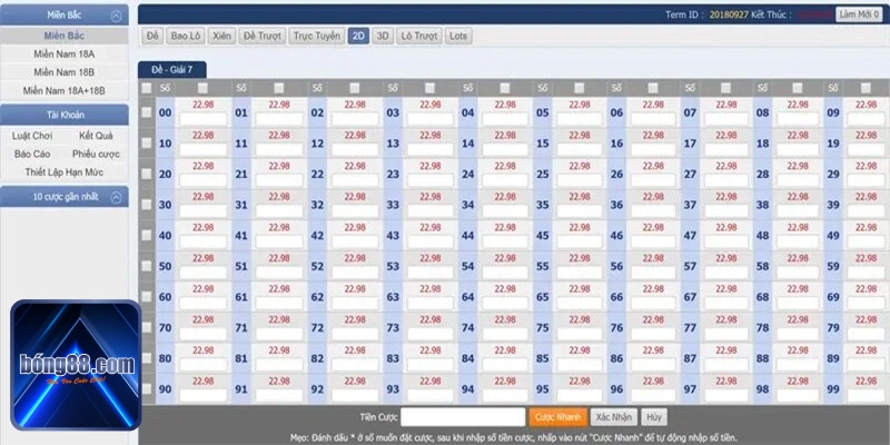 Nhiều hình thức thú vị được triển khai tại lô đề bong88